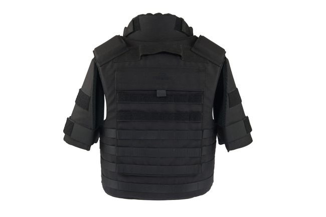 TACTICAL SOFT ARMOR VEST WITH “MOLLE” SYSTEM - CHROMIUM® TACTICAL II - ANORAK® - BLACK