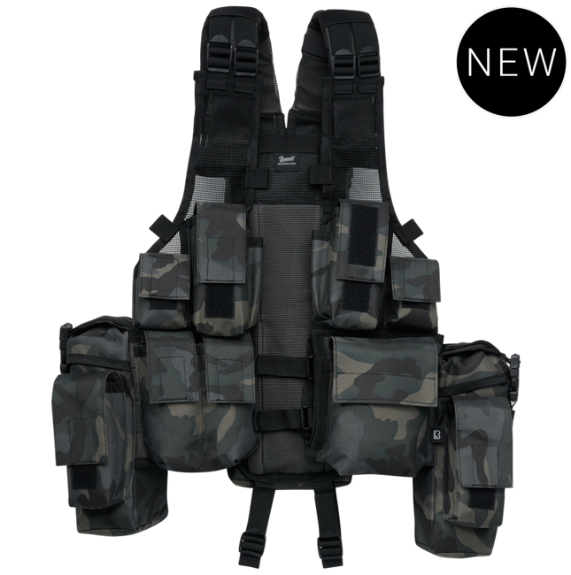 TACTICAL VEST - DARK CAMO - BRANDIT