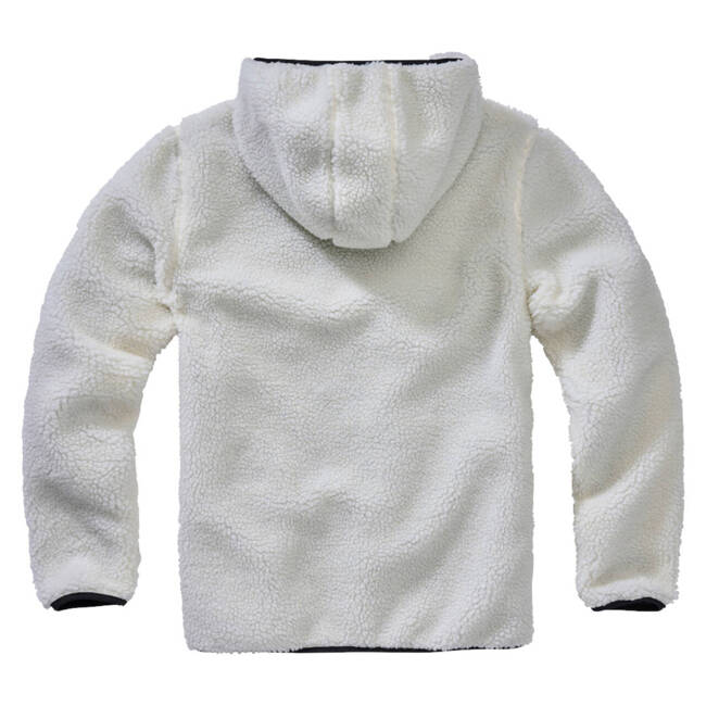 TEDDYFLEECE WORKER PULLOVER - WHITE - BRANDIT