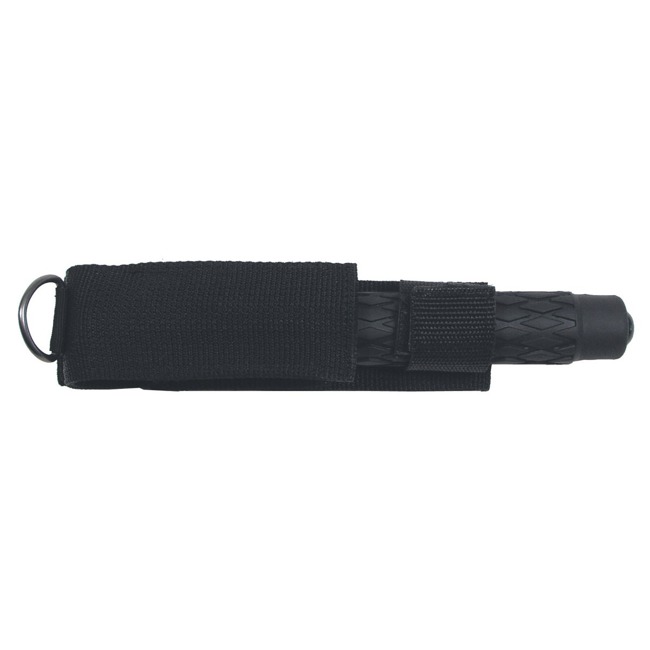 TELESCOPIC METAL BATON - 20.5 CM - 53.5 CM - BLACK - WITH NYLON ETUI - MFH®