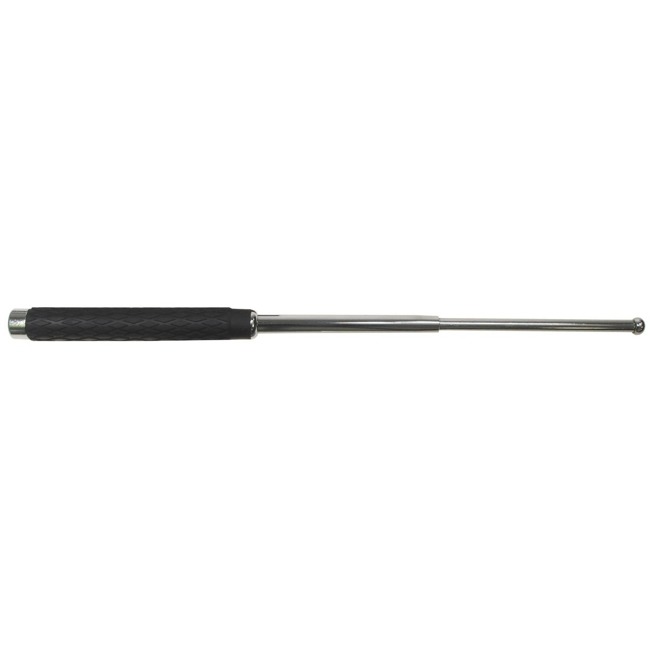 TELESCOPIC METAL BATON - 20.5 CM - 53.5 CM - CHROME - WITH NYLON ETUI - MFH®