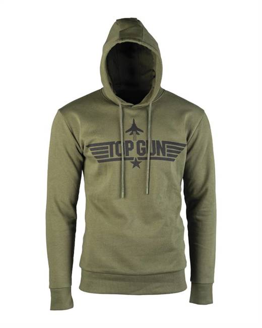 "TOP GUN" HOODIE - MIL-TEC® - OD