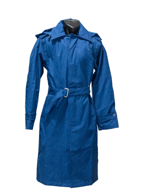 TRENCHCOAT, RAIN COAT - ROMANIAN ARMY - NAVY BLUE