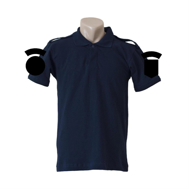 Tactical Navy Blue Polo T-shirt - Lecter Tactical