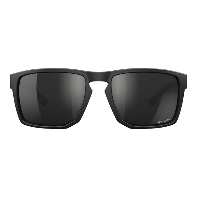 Tactical glasses - WX FOUNDER Lenses: CAPTIVATE™ Polarized Black Mirror Frame: Matte Black - WILEYX