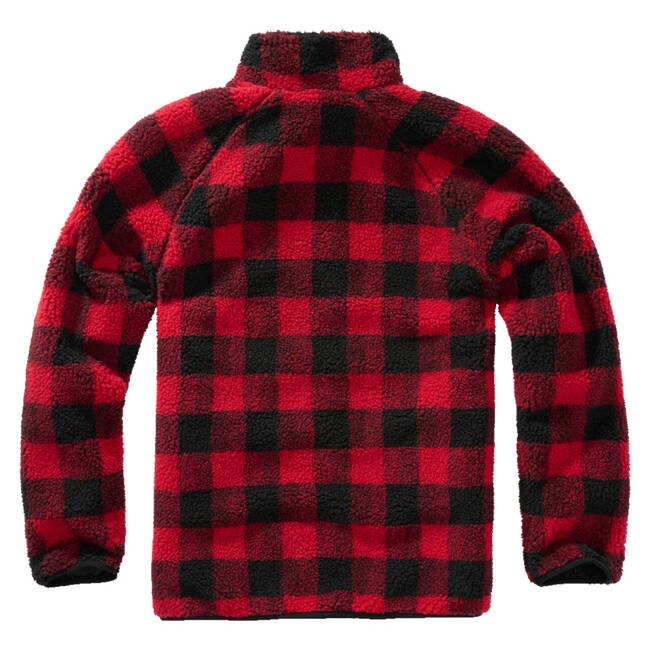 Teddyfleece Troyer Jumper - black/red - Brandit