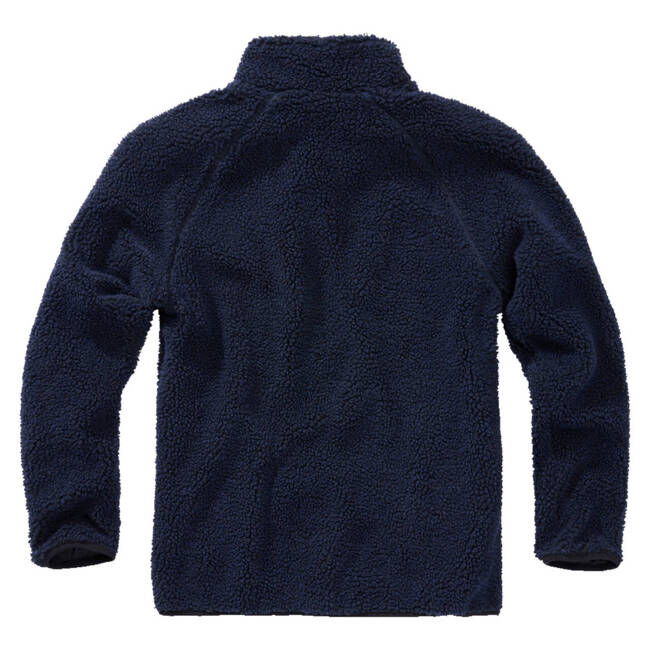 Teddyfleece Troyer Jumper - navy blue - Brandit