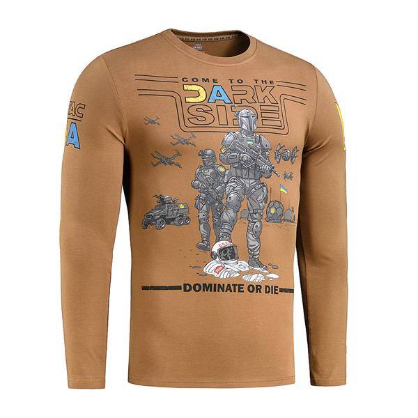 UA SIDE LONG SLEEVE SHIRT - COYOTE BROWN - M-TAC