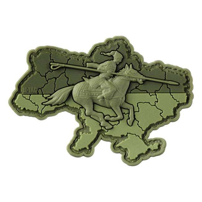 UKRAINE COSSACKS PATCH 3D PVC - OLIVE - M-TAC