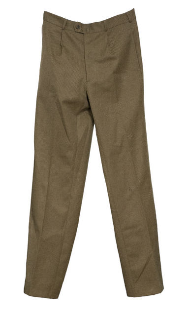 UNIFORM PANTS - ROMANIAN MILITARY SURPLUS - OLIVE - IN GOOD CONDITION