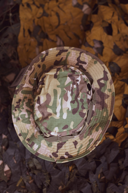 US GI Bush Hat with a chin strap, Rip-Stop fabric - Operation-camo