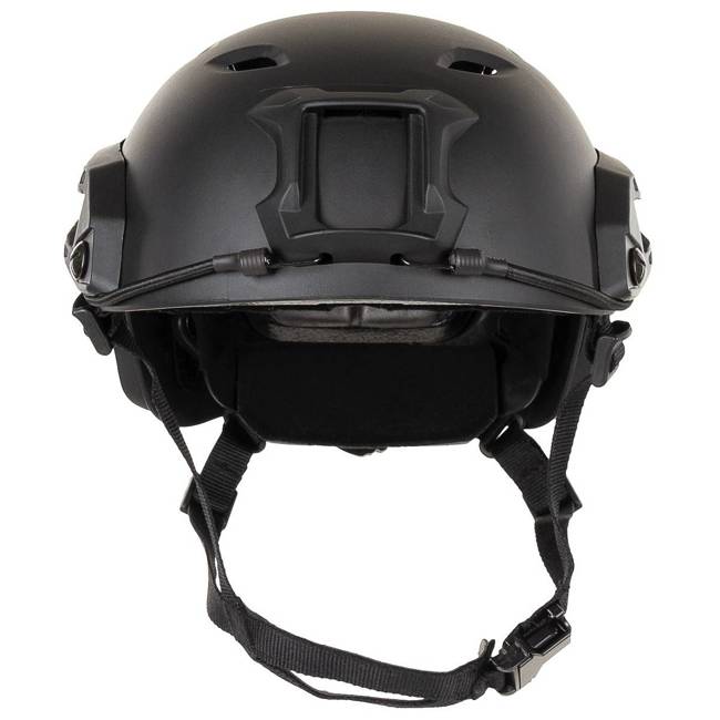 US Helmet - "FAST-paratroopers" - ABS-plastic - rails - BLACK - MFH