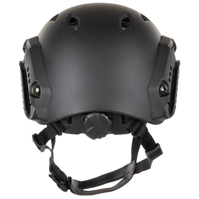 US Helmet - "FAST-paratroopers" - ABS-plastic - rails - BLACK - MFH