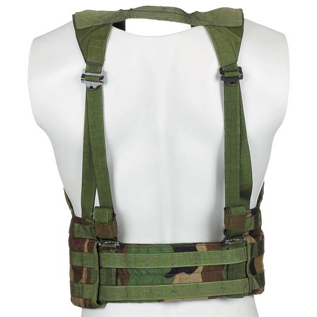 US MODULAR VEST - "MOLLE II" - FLC - WOODLAND - USED