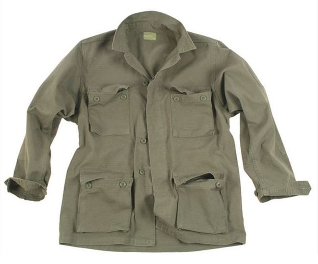 US OD BDU STYLE R/S CO.PREW.FIELD JACKET