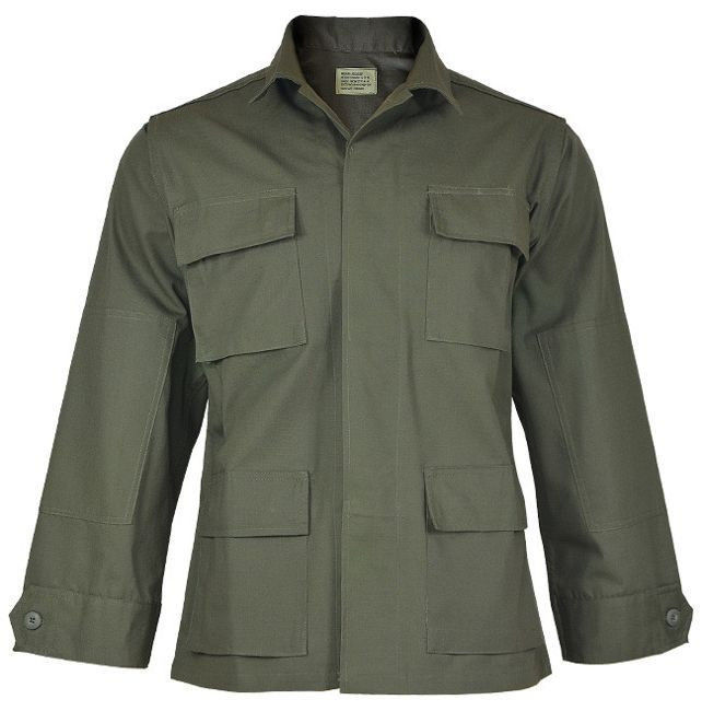 US OD R/S BDU FIELD JACKET