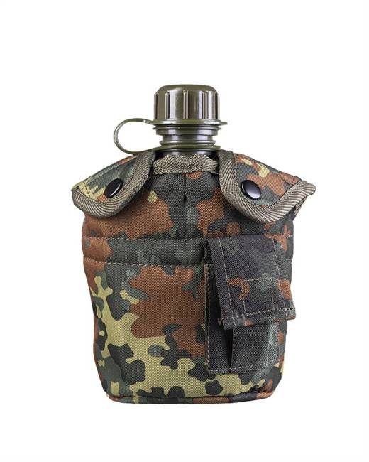 US PLASTIC CANTEEN - WITH CUP AND COVER - 900 ML - FLECTAR