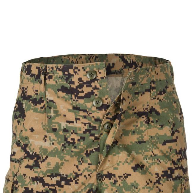 USMC PANTS - POLYCOTTON TWILL - Helikon-Tex - USMC DIGITAL WOODLAND