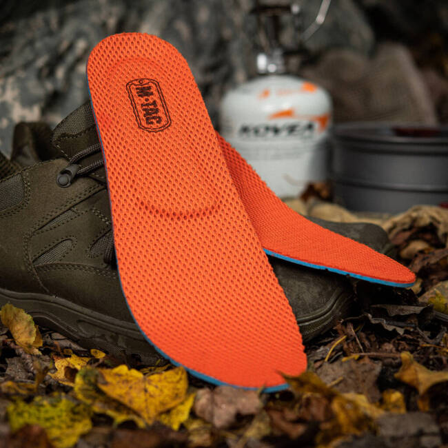 VENT INSOLES FOR SHOES - ORANGE - M-TAC