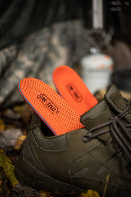 VENT INSOLES FOR SHOES - ORANGE - M-TAC