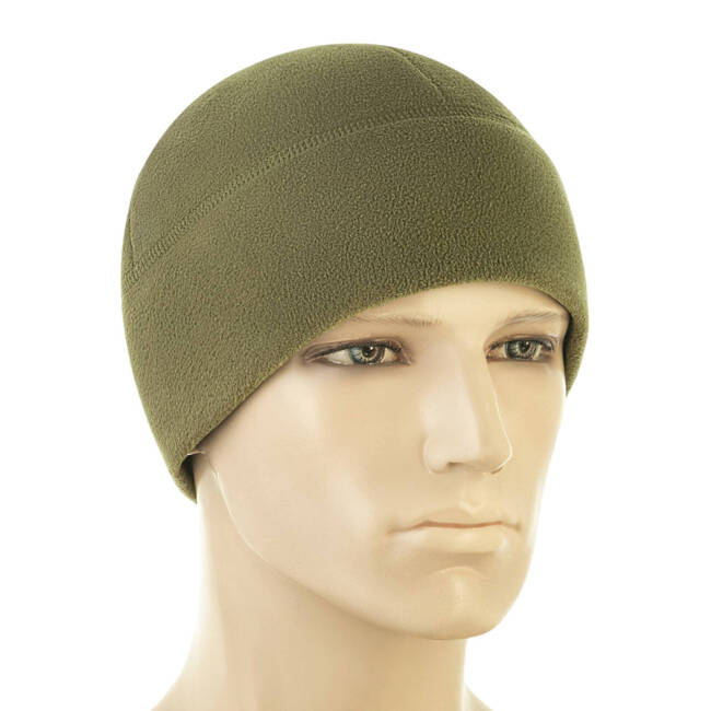 WATCH FLEECE HAT - ELITE BEANIE HAT (320g/m ) WITH SLIMTEX - TAN  - M-TAC