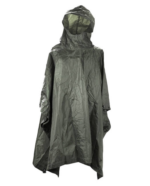 WET WEATHER PONCHO - RIPSTOP - Mil-Tec® - OD