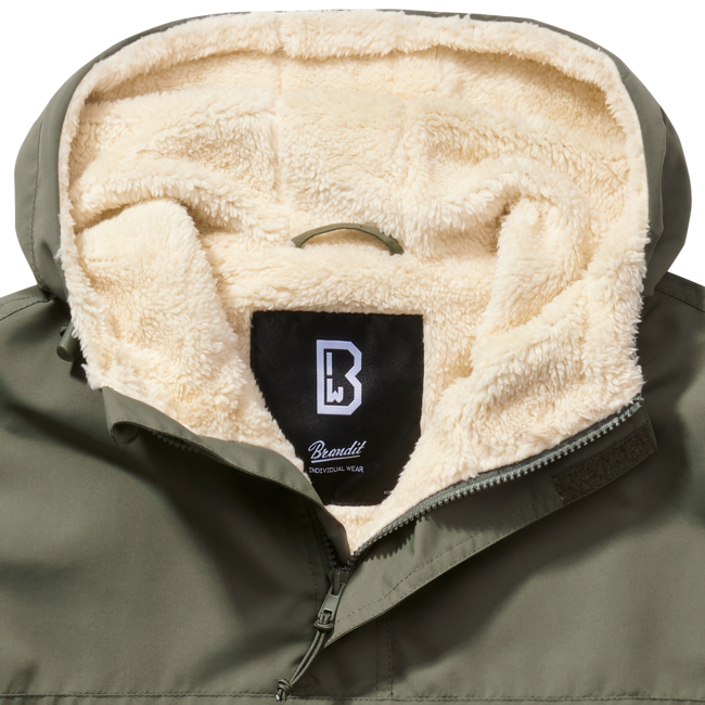 WINDBREAKER SHERPA - OLIVE - BRANDIT