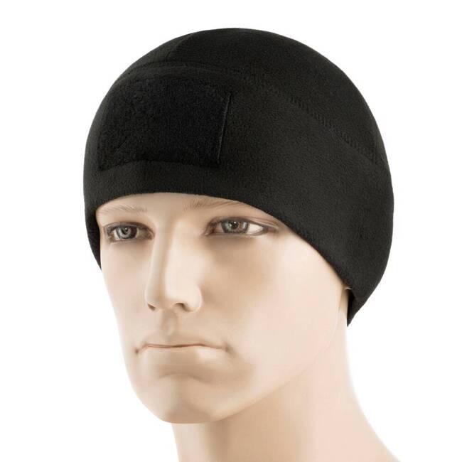 WINTER TACTICAL BEANIE WITH PATCH PART, BLACK - M-TAC