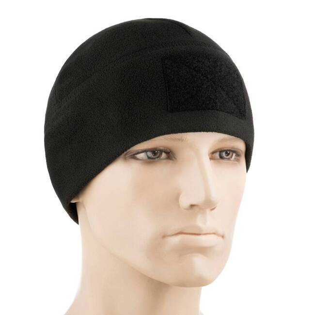 WINTER TACTICAL BEANIE WITH PATCH PART, BLACK - M-TAC