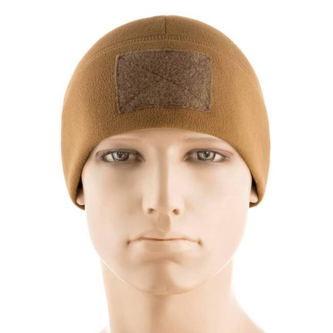 WINTER TACTICAL BEANIE WITH PATCH PART, COYOTE BROWN - M-TAC