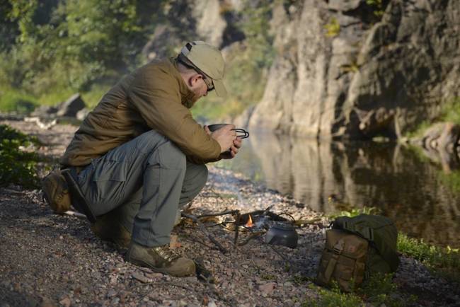 WOLFHOUND JACKET - CLIMASHIELD® APEX™ INSULATION - Helikon-Tex® - TAIGA GREEN