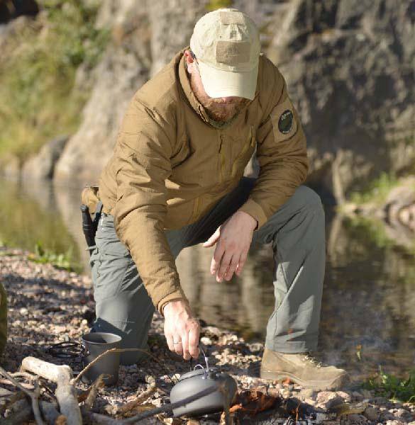 WOLFHOUND JACKET - CLIMASHIELD® APEX™ INSULATION - Helikon-Tex® - TAIGA GREEN