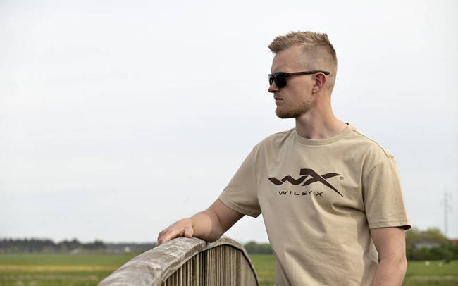 WX Tac Tan Melange T-shirt - Wiley X