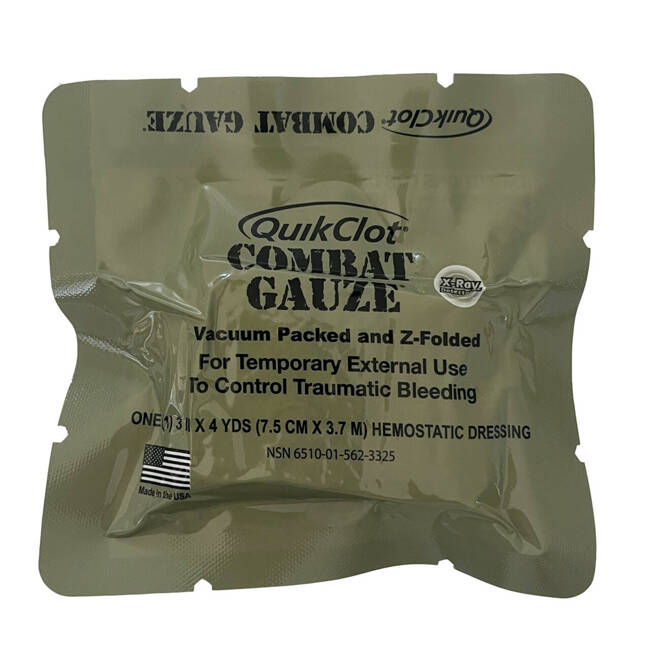 Z-folded Combat Gauze - QuikClot by Teleflex