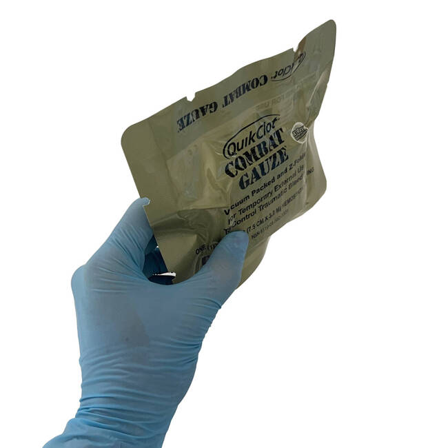 Z-folded Combat Gauze - QuikClot by Teleflex