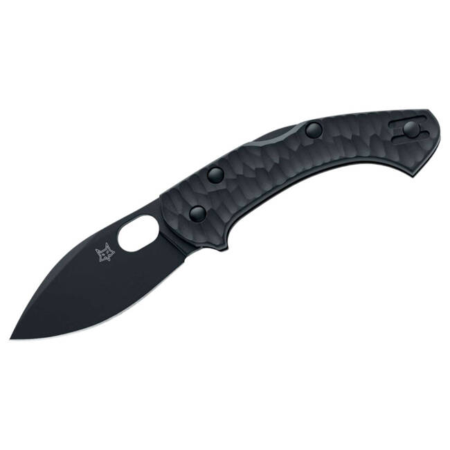 Zero 2.0 Desert Warrior FRN All Black" POCKET KNIFE - FOX KNIVES