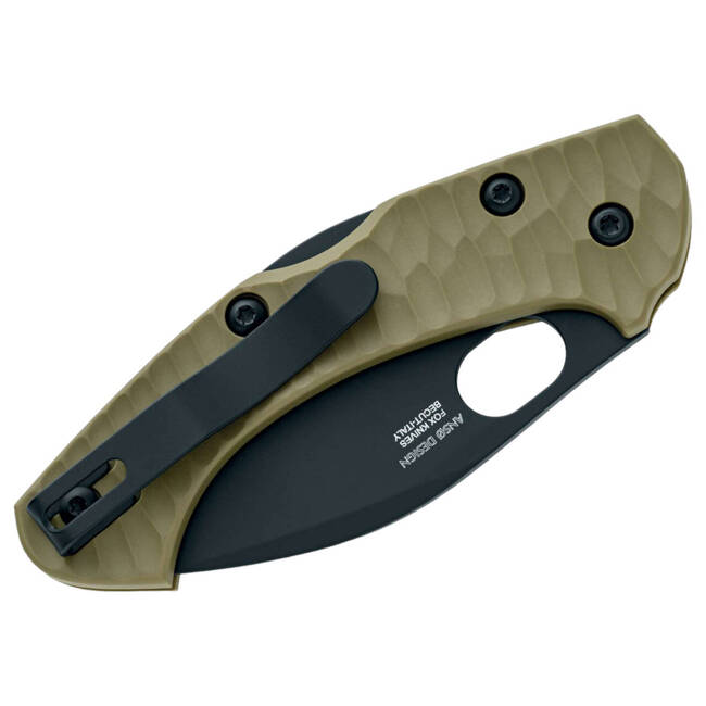 Zero 2.0 Desert Warrior FRN OD Green" POCKET KNIFE - FOX KNIVES