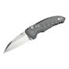 AUTOMATIC KNIFE A01 MICROSWITCH 2.75" WHARNCLIFFE TUMBLED ALUMIUM GREY - HOGUE