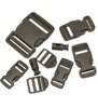 BUCKLE SET - 9 PIECES - Mil-Tec® - OD GREEN