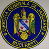 Emblemă Direcția Generală de Jandarmi București, cu aplicare termică