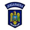 Emblema brodata maneca Jandarmeria, cu aplicare termica