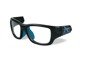 FLASH Frame Front Matte Black/Electric Blue