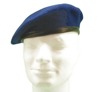 GERMAN ARMY BERET - BLUE - MILITARY SURPLUS - USED