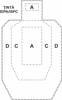 IDPA IPSC CARDBOARD TARGETS - 75 x 45 CM - SET OF 10 PIECES