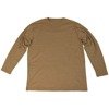 LONG SLEEVE UNDERSHIRT - FLAME RETARDANT - KHAKI - BRITISH MILITARY SURPLUS - USED