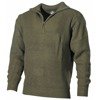 MFH®  PULLOVER TROYER WITH ZIP - OD GREEN