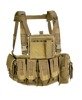 MOLLE RECON CHEST RIG, ARMOR VEST - DEFCON 5® - COYOTE TAN