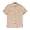 SHORT SLEEVE KHAKI SHIRT - MILITARY SURPLUS FROM DUTCH ARMY - USED