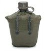 US PLASTIC CANTEEN - WITH COVER - 1 L - OD (Olive Drab)