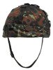 US Plastic Helmet, BW camo, with cloth cover